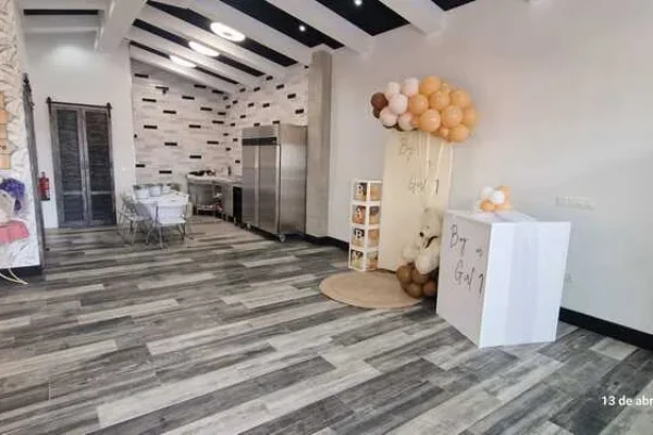 salon baby shower en san vicente del raspeig local decorado