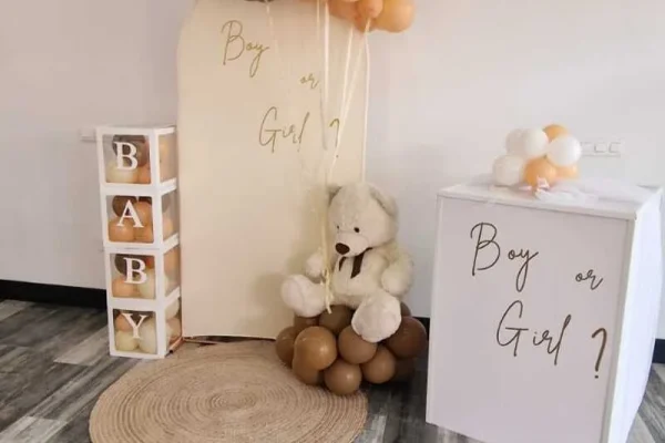 salon baby shower en san vicente del raspeig oso